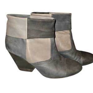 Camper Twin Series Leather Booties Size 36